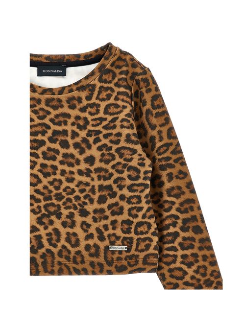 T-shirt, bambina, logata. MONNALISA | 41H608 86240080